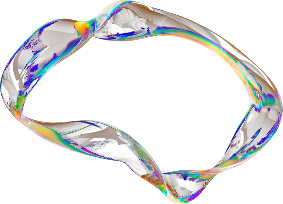 Transparent Liquid Blob Frame